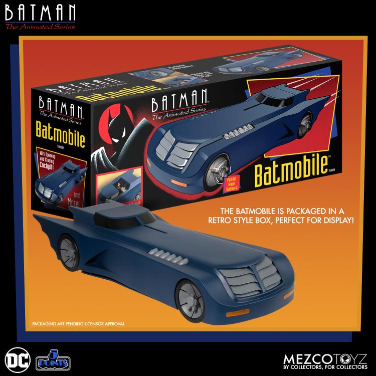 Batman: The Animated Series - Batmobile 5 Points - Mezco