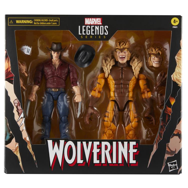 Marvel Legends Logan Wolverine and Sabretooth 50th Anniversary