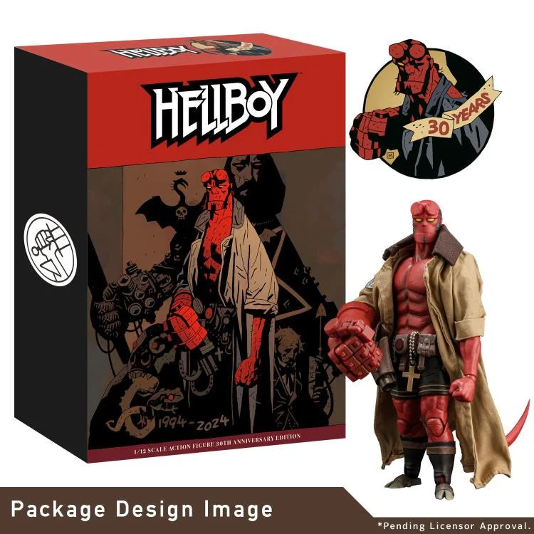 Hellboy - 30th Anniversary Hellboy 1/12 - 1000 Toys – eCollectibles