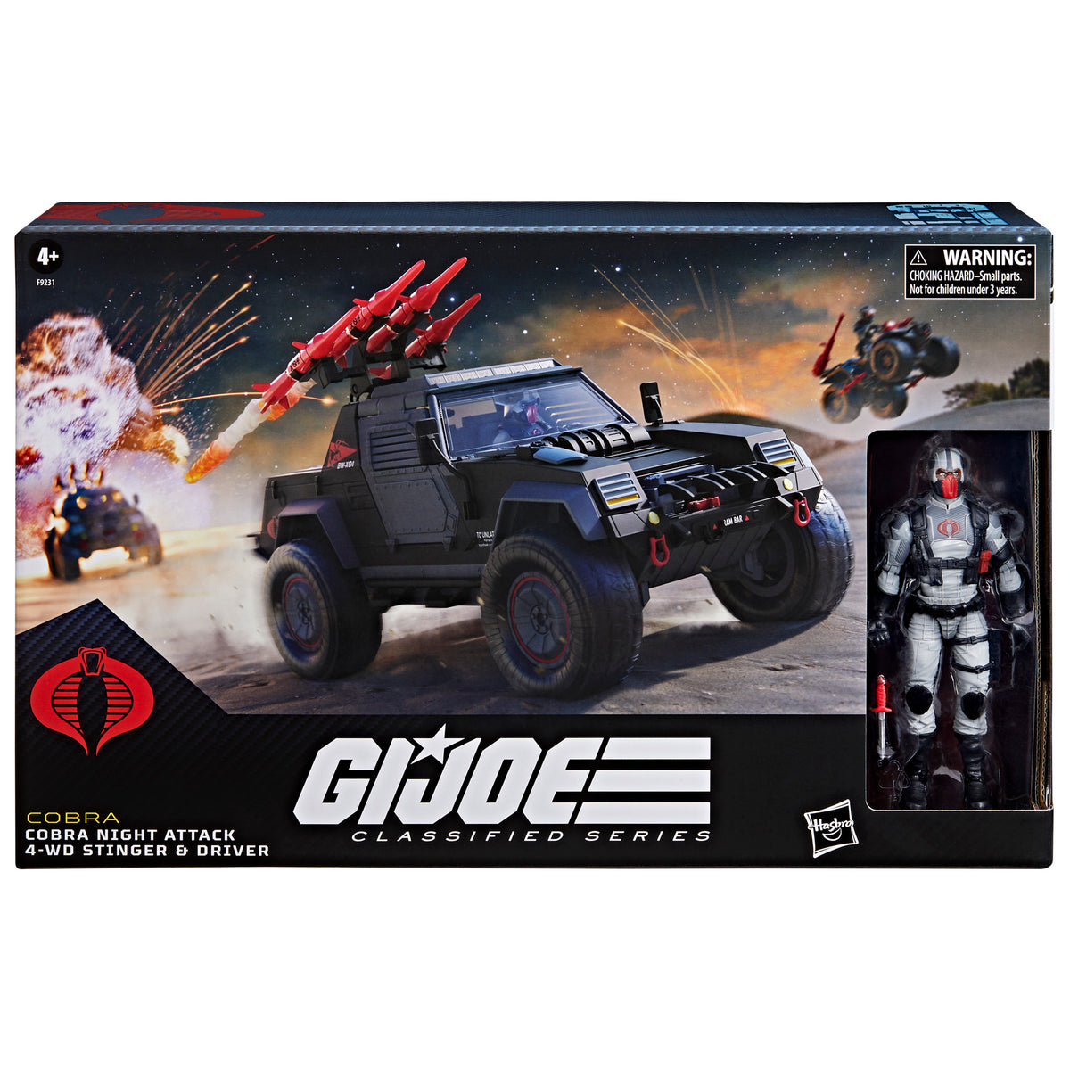 GI Joe Classified Series - Cobra Night Attack 4-WD Stinger and