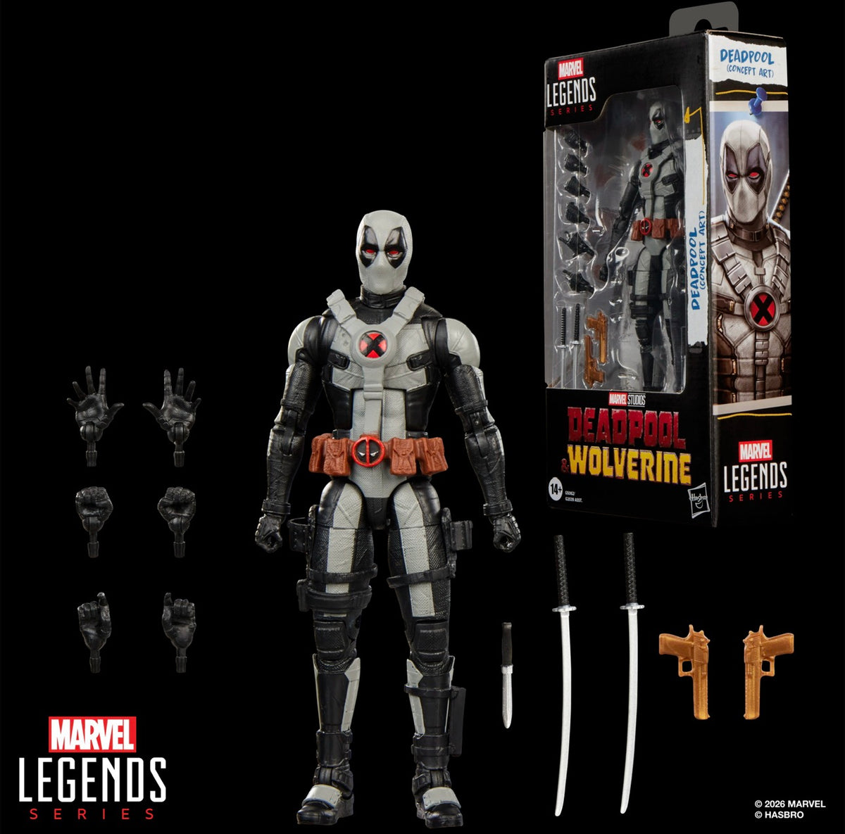 Marvel Legends Deadpool (Concept Art) Deadpool & Wolverine Figure