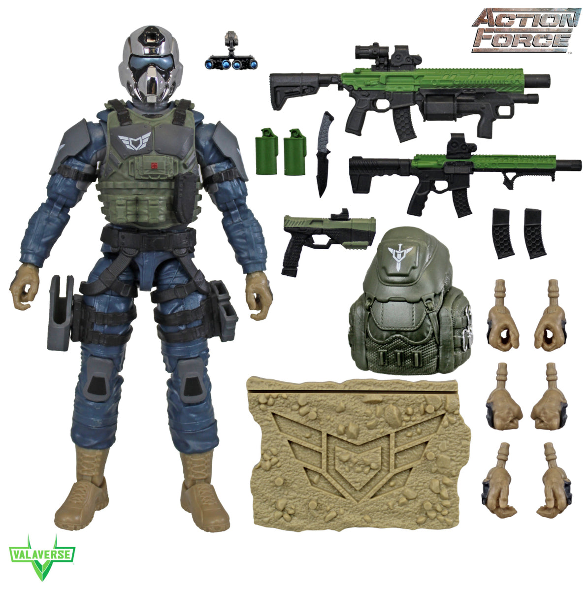 Action Force - Steel Brigade Exclusive - Wounded - ValaVerse