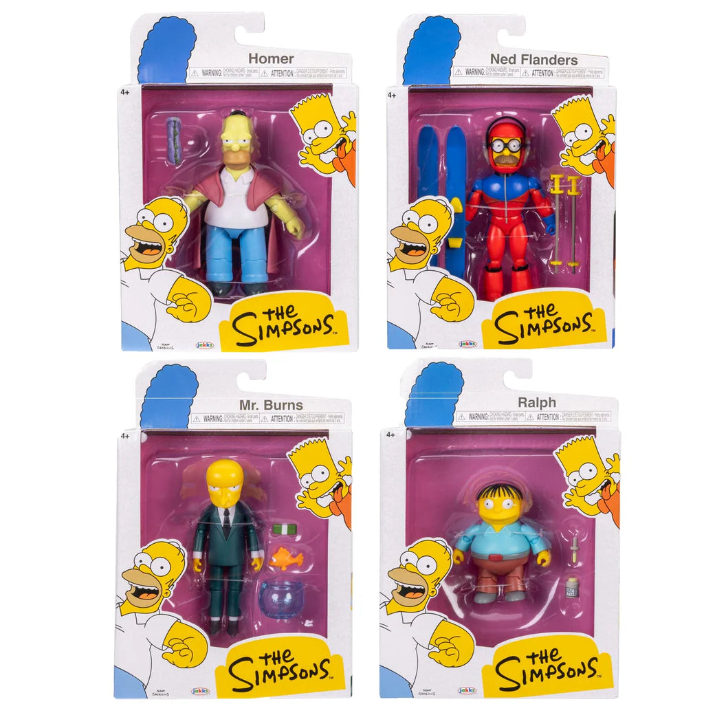 The Simpsons - Homer - Ned - Mr Burns - Ralph - Full Wave 6
