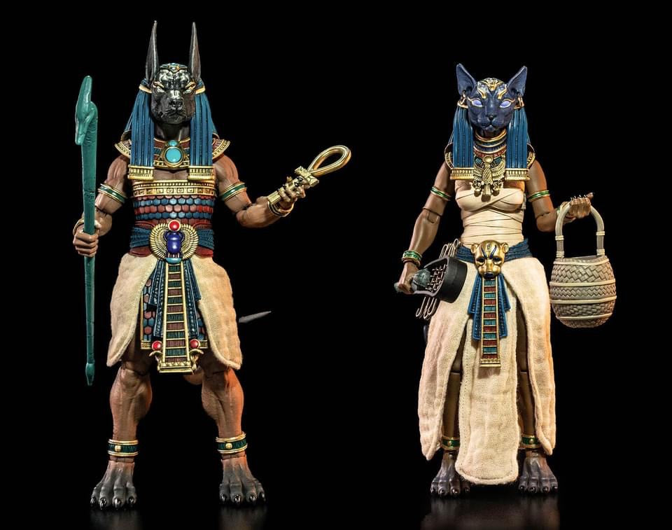 Figura Obscura - Anubis and Bastet - Gods of Ancient Egypt