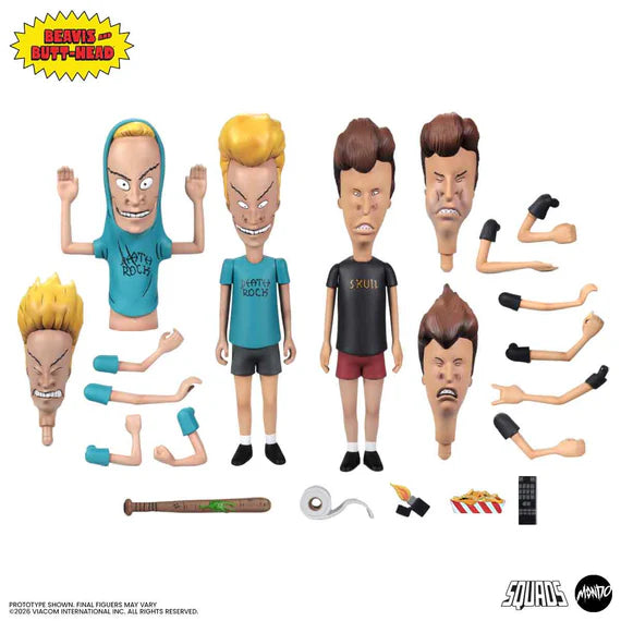 BEAVIS AND BUTT-HEAD トーキングボブルヘッド 希少 90s FUNKO ビーバス＆バッドヘッド 完品 2体セットフィギュア