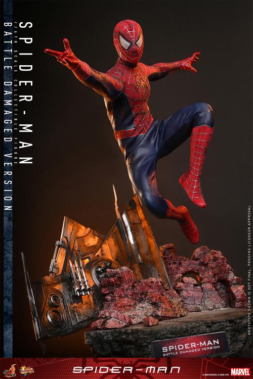 Hot Toys スパイダーマン バトリングバージョン MMS625欠品あり Hot Toys 1/6th Scale Collectible Figure MMS625 SPIDER-MAN Battling