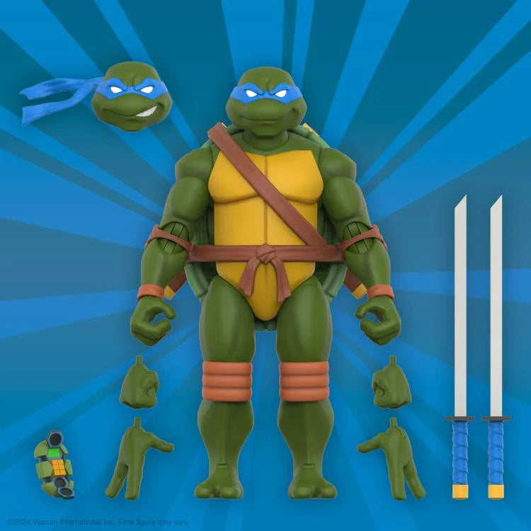 TMNT - Leonardo Ultimate - 2003 Animated Series - Super7
