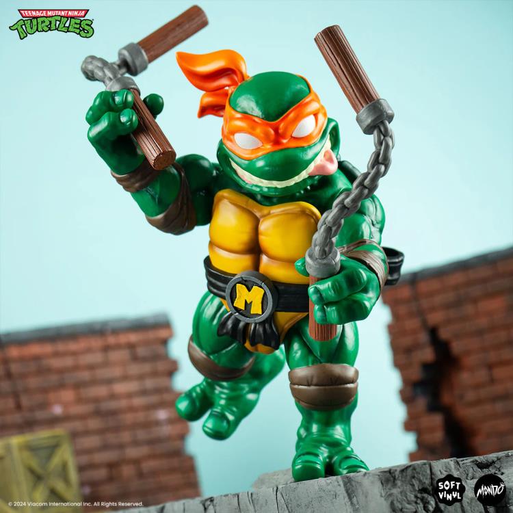 TMNT - Michelangelo Soft Vinyl - 8” - Mondo – eCollectibles