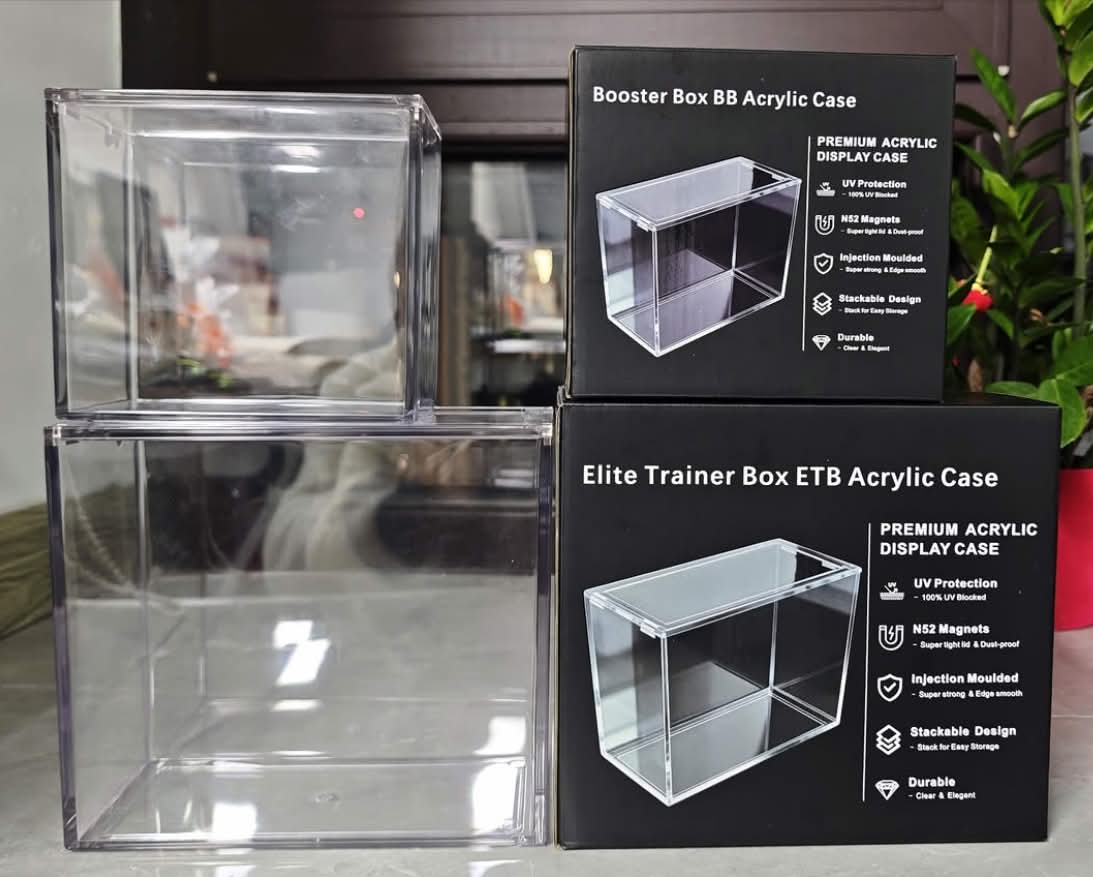 Pokemon TCG - Acrylic/Magnetic Elite Trainer Box (ETB) Case