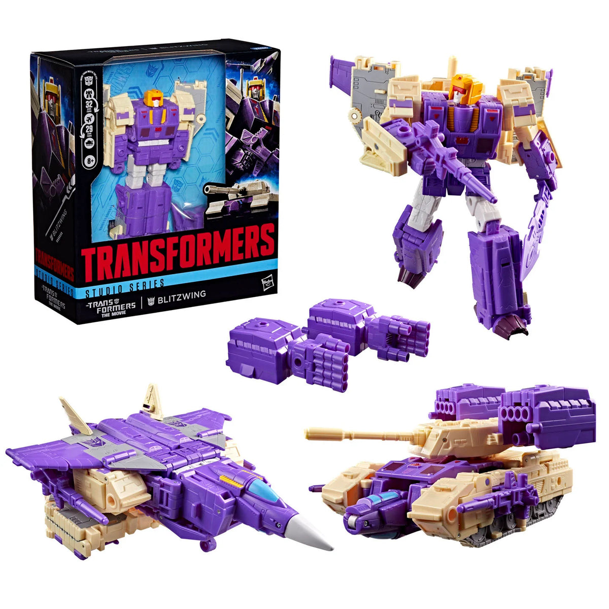 Transformers Studio Series - '86 Blitzwing - Leader Class
