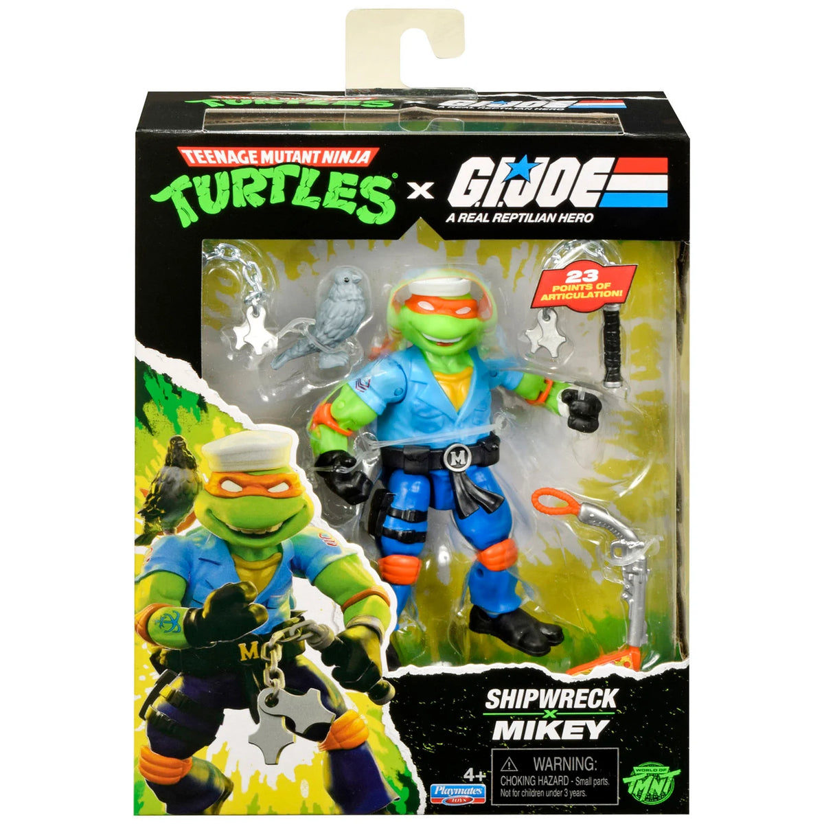 TMNT x GI Joe - Michelangelo as Shipwreck - Playmates – eCollectibles