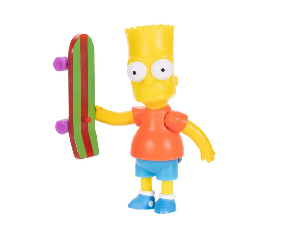 The Simpsons - Bart Simpson with Skateboard - 2.5” - Jakk's