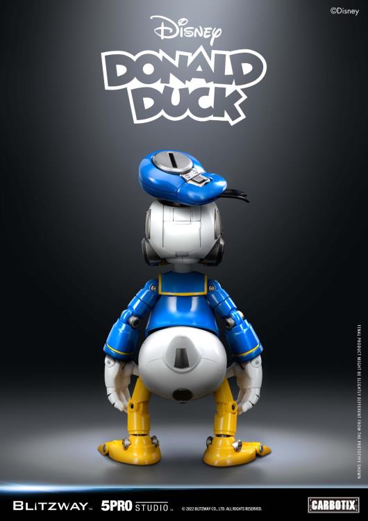 BLITZWAY　CARBOTIX　DONALD DUCK　ドナルドダック BLITZWAY CARBOTIX Disney Donald Duck Painted movable figure robot
