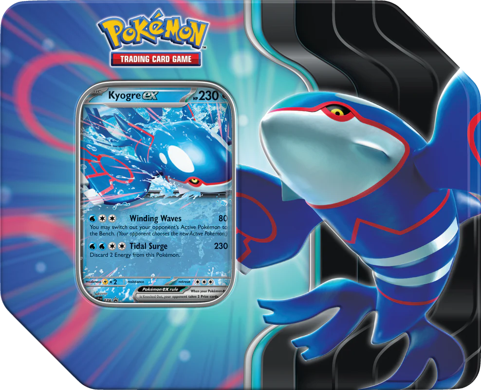 Pokemon TCG - Kyogre - Azure Legends Tin – eCollectibles