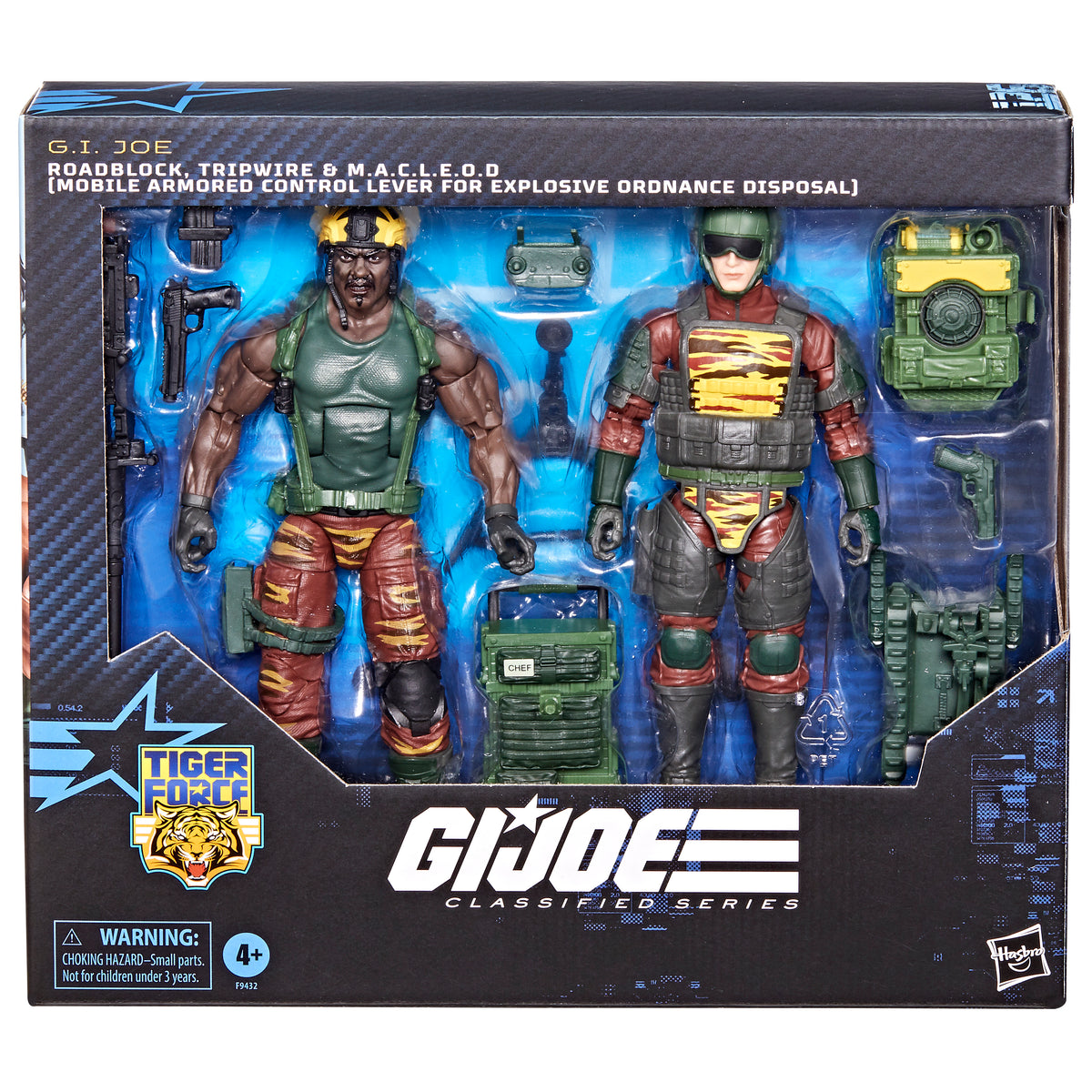 GI Joe Classified Series - Tiger Force Roadblock, Tripwire and M.A.C.L