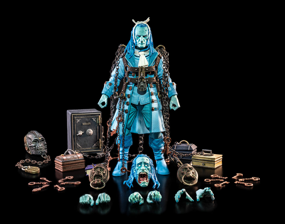 Figura Obscuraジェイコブマーレイ Mythic Legions Figura Obscura - The Ghost of Jacob Marley: Haunted Blue Edition