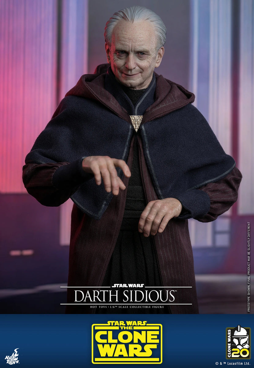 Star Wars - Darth Sidious (The Clone Wars) - Hot Toys – eCollectibles Star Wars - Darth Sidious (The Clone Wars) - Hot Toys – eCollectibles