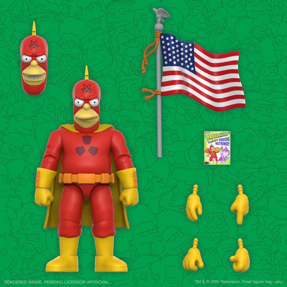 The Simpsons - Radioactive Man - Wave 4 - Super7 Ultimates