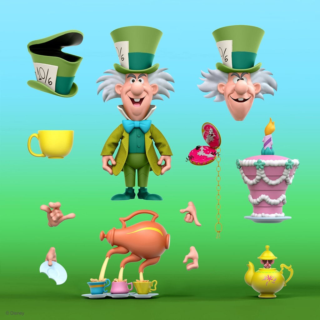 Super7 Disney Ultimate - Mad Hatter - Alice in Wonderland