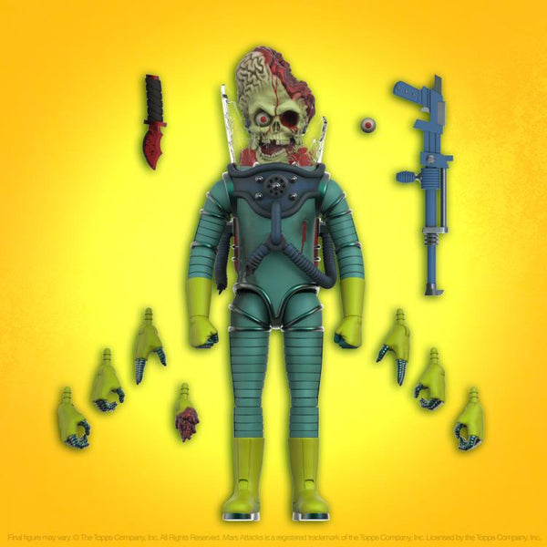 マーズアタック　スペースガン Mars Attacks - Martian (Smashing The Enemy) - Super7 Ultimates
