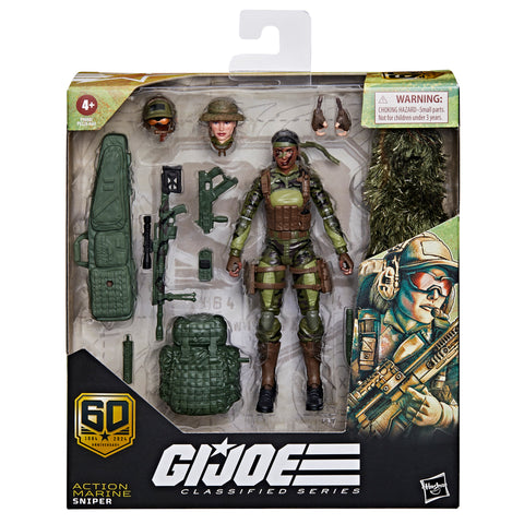 GI Joe Classified Series - 60th Anniversary Marine Sniper (7692886245552)