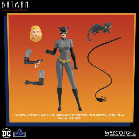 Mezco 5points Batman, Robin, Joker, Catwoman pack de 4 figurines Mezco 5points Batman, Robin, Joker, Catwoman pack de 4 figurines