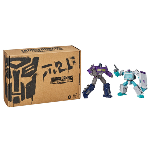 Transformers Generations Selects - WFC-GS17 Shattered Glass Ratchet and Optimus Prime - War for Cybertron (7563588796592)