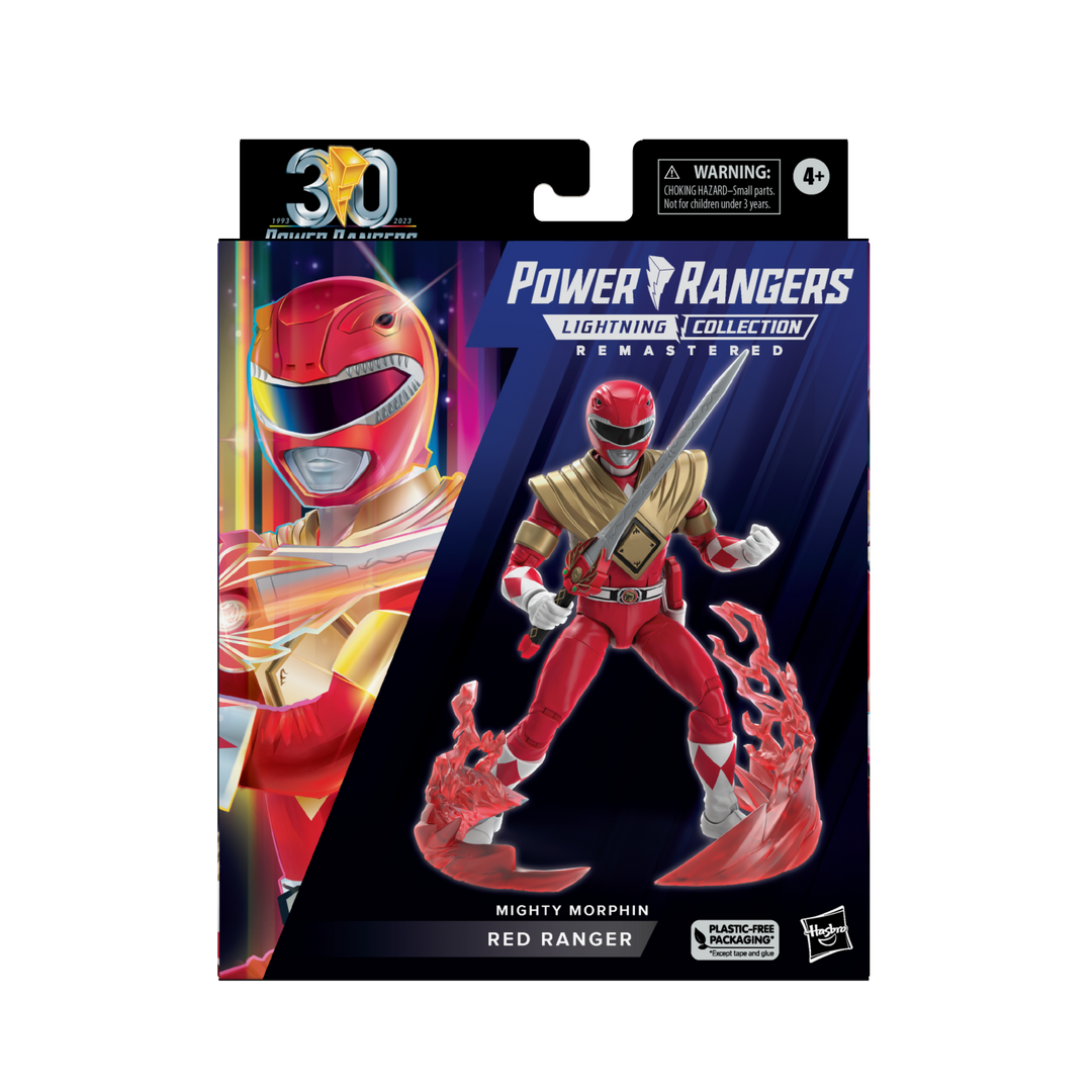 Lancia Elettronica Power Rangers Mighty Morphin Blue Ranger, Giocattolo Ufficiale Hasbro, F51565L0