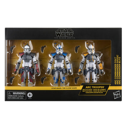 Star Wars The Black Series - ARC Trooper Battle Pack - Havoc, Colt, Blitz - Star Wars: The Clone Wars