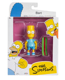 The Simpsons - Bart Simpson (Blue Shirt and Skateboard) - 5” - Jakk’s Pacific