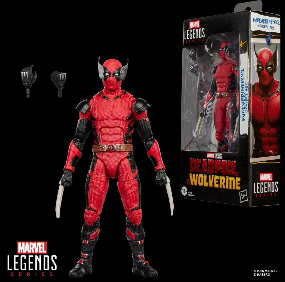 Marvel Legends Wolverinepool (Concept Art) Deadpool & Wolverine Figure ...