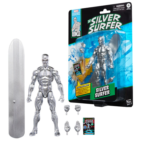 Marvel Legends - Silver Surfer - Silver Surfer #1 - Mini Comic Wave 2 (7939564470448)