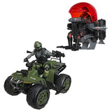 GI Joe Classified Series - Snake Eyes & Varmint ATV Vs. Stealth Viper & Cobra Stealth Flight Pod - #218
