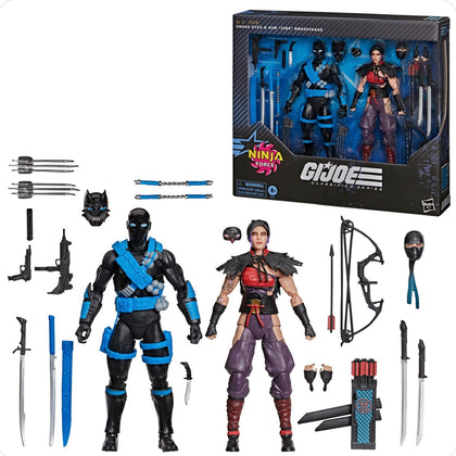 GI Joe Classified Series - Snake Eyes & Kim “Jinx” Arashikage - Ninja Force - Target Exclusive