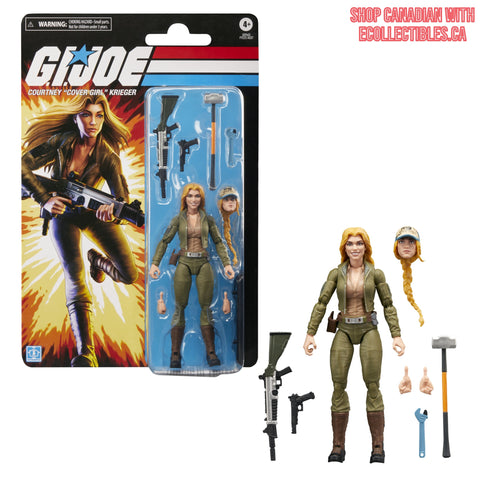 GI Joe Classified Series - Courtney "Cover Girl" Krieger - Retro Cardback (7799532159152)