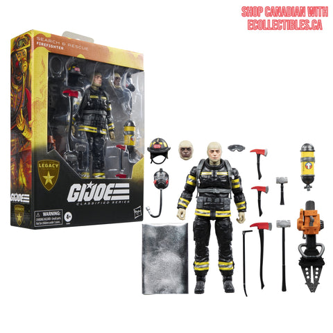 GI Joe Classified Series - Search & Rescue Firefighter - Legacy Collection (7799534190768)