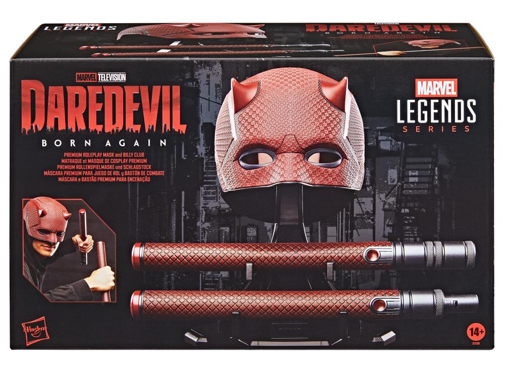 Daredevil: Born Again Premium Roleplay Mask and Billy Club - Base Luna Italy Daredevil: Born Again Premium Roleplay Mask and Billy Club - Base Luna Italy