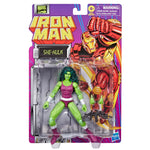 Marvel Legends - Retro She Hulk - Iron Man Cardback (7560389853360)