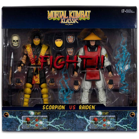 Mortal Kombat Klassics - Scorpion vs Raiden - 2 Pack - McFarlane