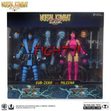 Mortal Kombat Klassics - Sub-Zero vs Mileena - 2 Pack - McFarlane