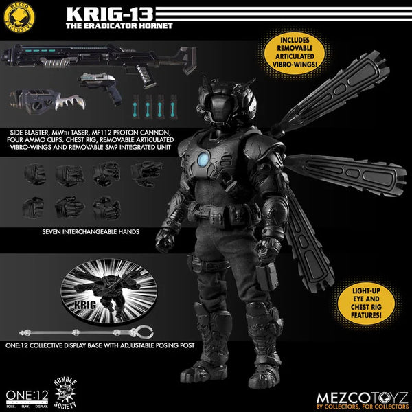 One:12 Collective - Krig-13: The Eradicator Hornet - Mezco Rumble