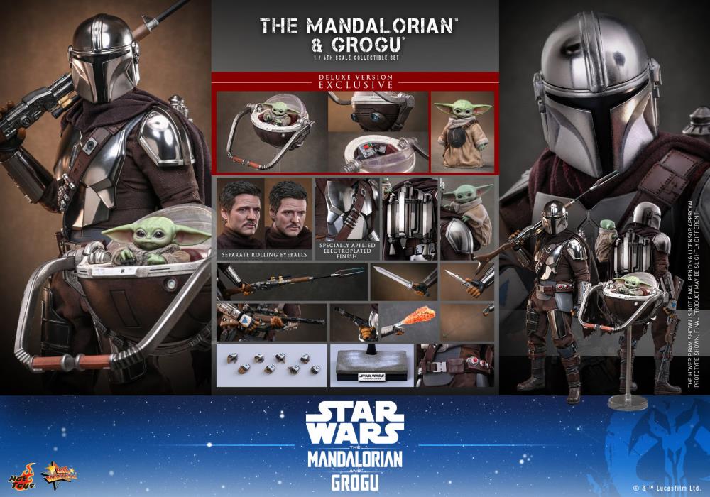 Star Wars: The Mandalorian and Grogu - MMS872 - Deluxe - Hot Toys