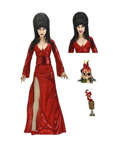 Elvira - Mistress of the Dark Elvira (Red, Fright and Boo) - NECA (7698588565680)