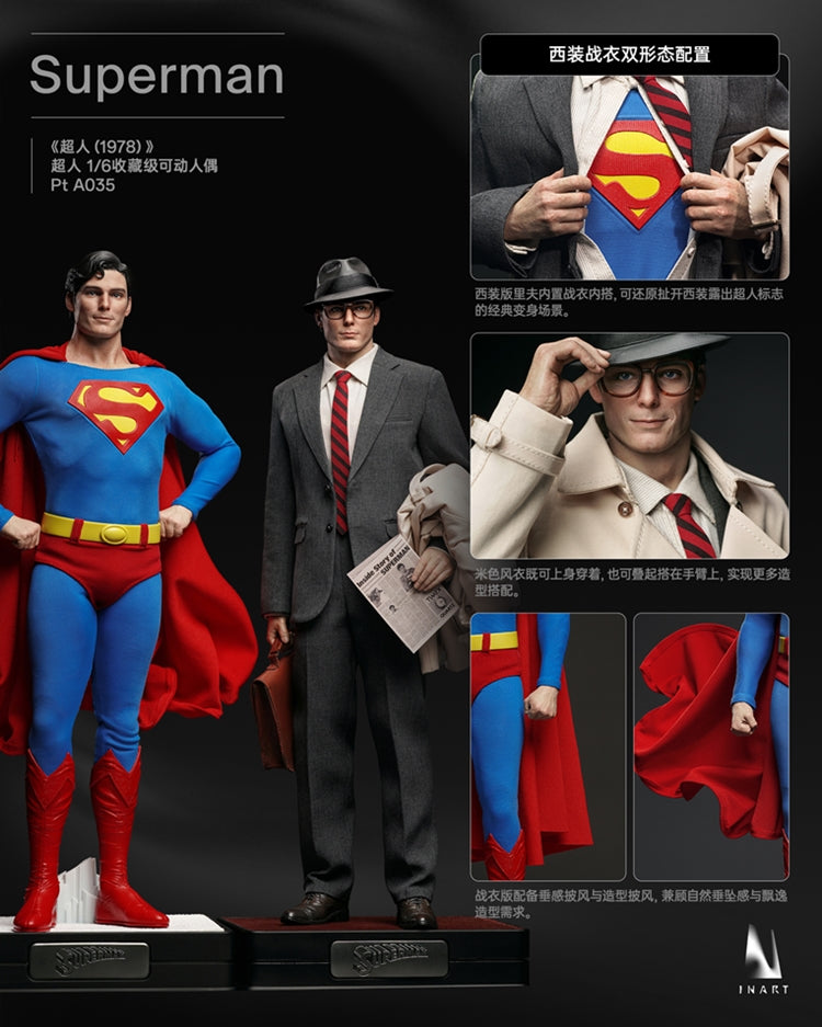 Superman (1978) - Superman and Clark Kent Deluxe - 1/6 Scale