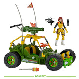 TMNT x GI Joe - A.W.E. Shell-Striker with April as Scarlett - Playmates
