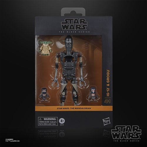 Star Wars The Black Series - IG12 & Grogu with Babu Frik - The