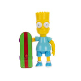 The Simpsons - Bart Simpson (Blue Shirt and Skateboard) - 5” - Jakk’s Pacific