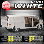 Ramen Toys - White Ramen Economical Van - 1/12 Rev 01 - (7729945542832)