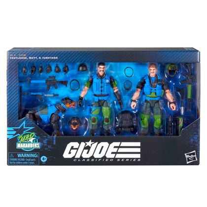 GI Joe Classified Series - Mad Marauders Footloose, Mutt & Junkyard - #220