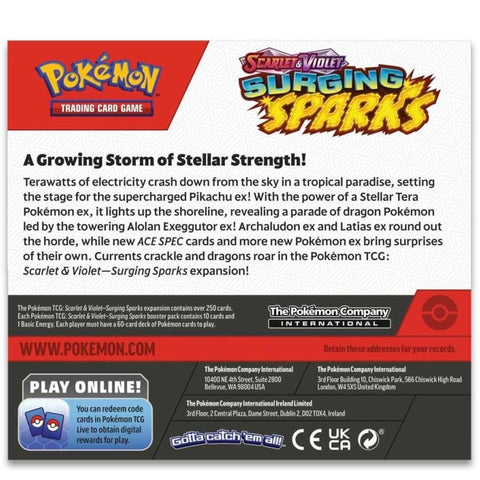 Pokemon TCG: Scarlet & Violet - Surging Sparks Booster Box eCollectibles Pokemon TCG: Scarlet & Violet - Surging Sparks Booster Box eCollectibles